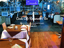 Tablet Screenshot of cecadarestaurant.com.au